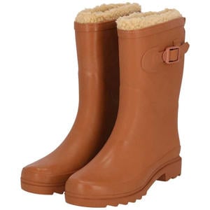 Regenlaarzen Dames - Fake Fur - 100% Rubber