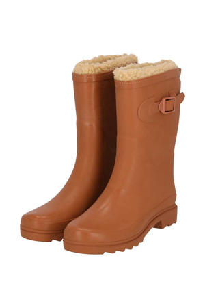 Regenlaarzen Dames - Fake Fur - 100% Rubber