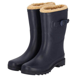 Regenlaarzen Dames - Fake Fur - 100% Rubber
