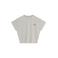 The New Society T-shirt met tekst - grijs