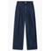 The New Society high waist loose fit broek - donkerblauw