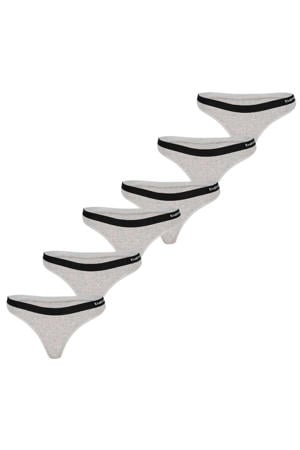 Bamboe string dames - 6-Pack