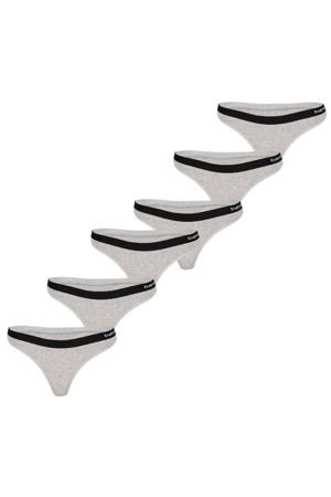 Bamboe string dames - 6-Pack