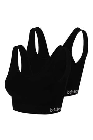 Bamboe Bh dames - Zonder beugel - 2-Pack