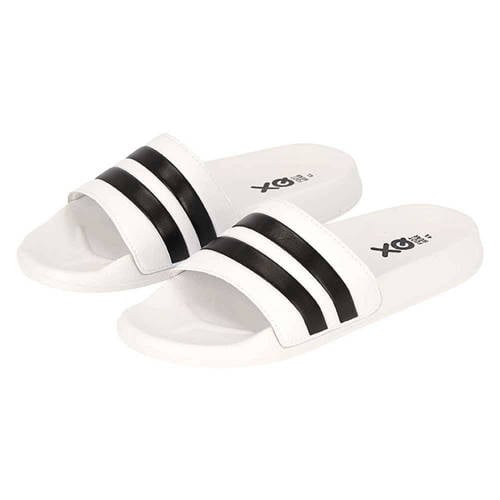 XQ Slippers Heren Stripes – Wit