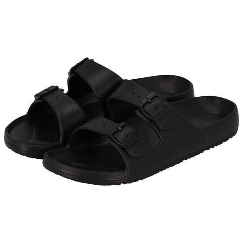 Morethansocks Sandalen dames Gespsluiting – Zwart