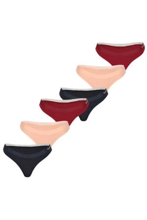 Bamboe string dames - 6-Pack