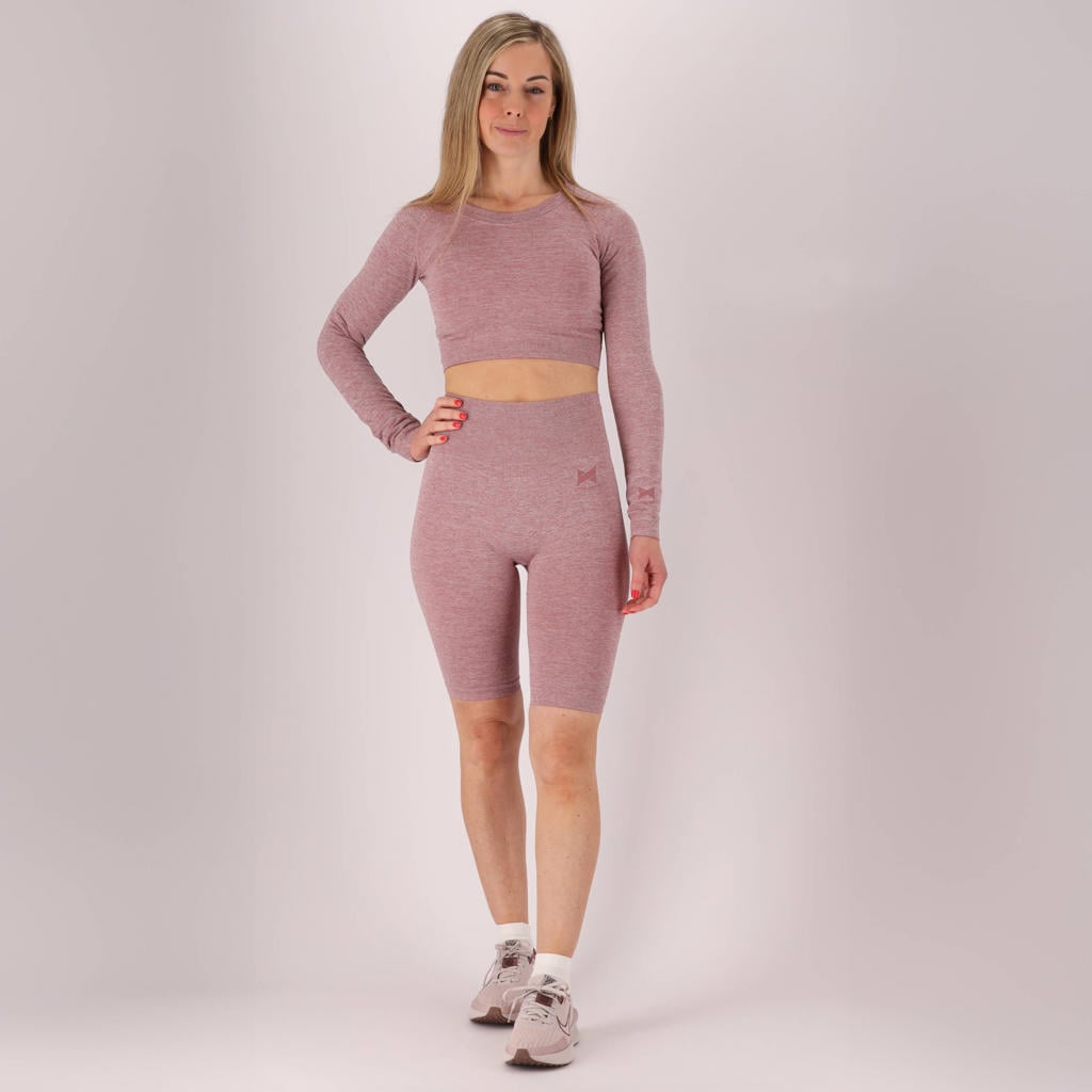 Morethansocks Sport crop top - Roze - 1-Pack
