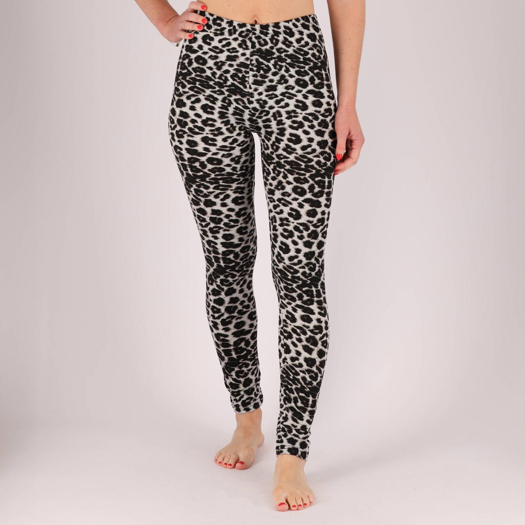 Morethansocks Leopard legging - Velvet - 2-pack