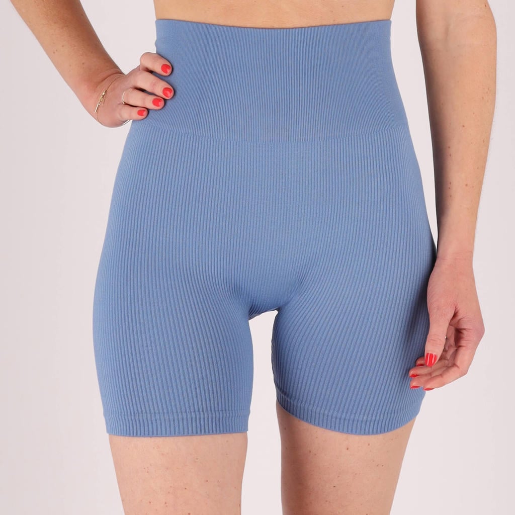 Morethansocks Korte legging - Ribbed - 2-Pack