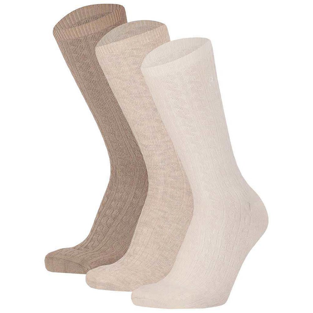Morethansocks Bamboe sokken - Kabelstructuur - 6-Pack