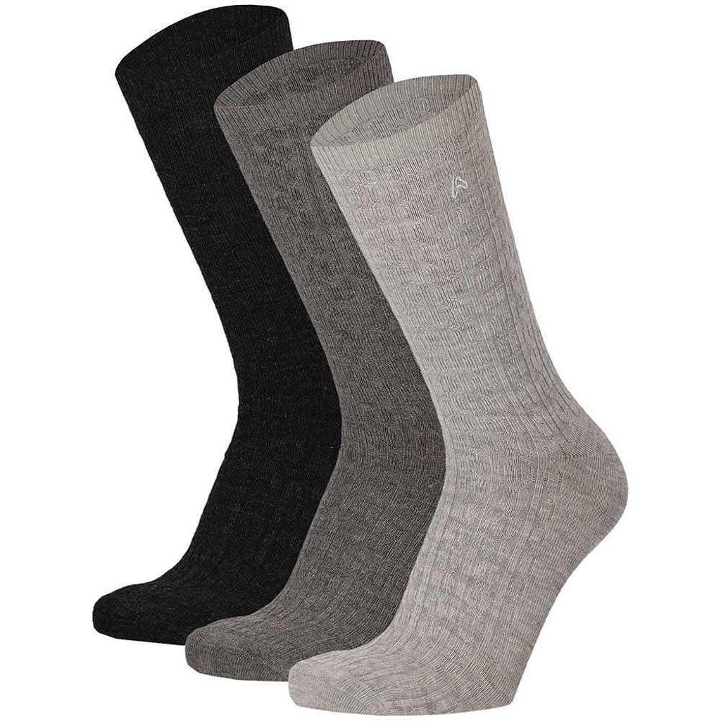 Apollo Bamboe sokken - Kabelstructuur - 6-Pack