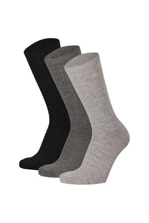 Bamboe sokken - Kabelstructuur - 6-Pack