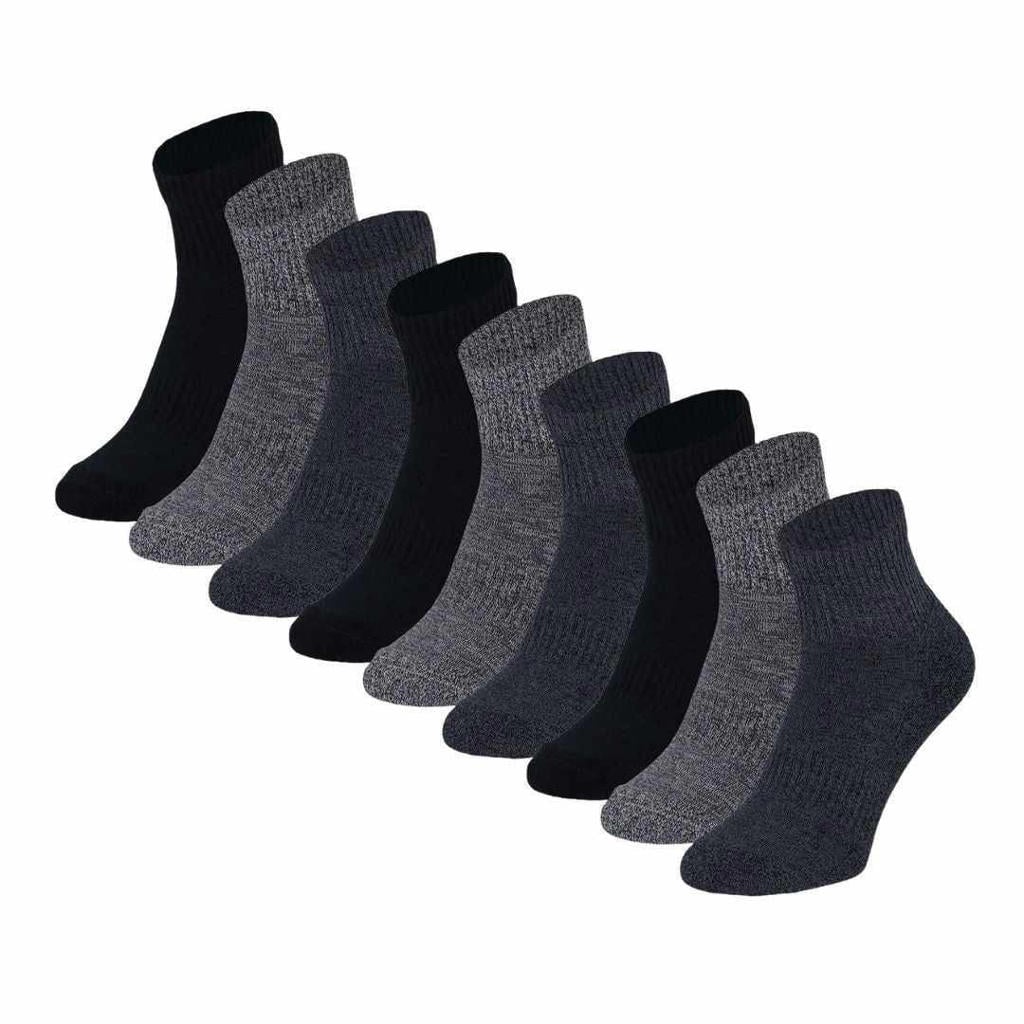 Morethansocks Quarter sportsokken - Unisex - 9-Pack