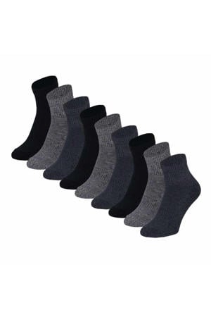 Quarter sportsokken - Unisex - 9-Pack