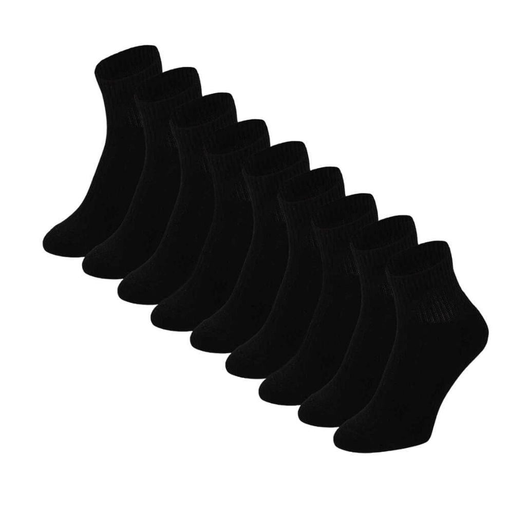Morethansocks Quarter sportsokken - Unisex - 9-Pack