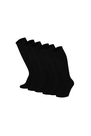Compressie/Vliegtuig sokken - 6-Pack
