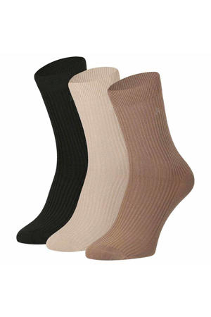 Bamboe sokken - 2 x 2 rib - 6-Pack