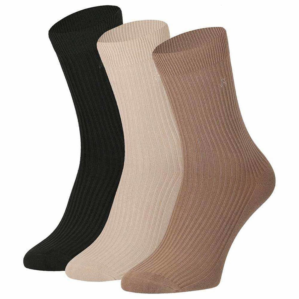 Morethansocks Bamboe sokken - 2 x 2 rib - 6-Pack