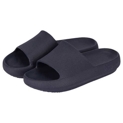 Morethansocks Flops dames Slippers – Marine blauw