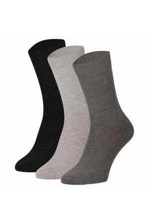 Bamboe sokken - 2 x 2 rib - 6-Pack