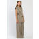 Spooq the label gilet met krijtstreep - lichtgrijs