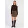 Spooq the label geruite mini rok - bruin
