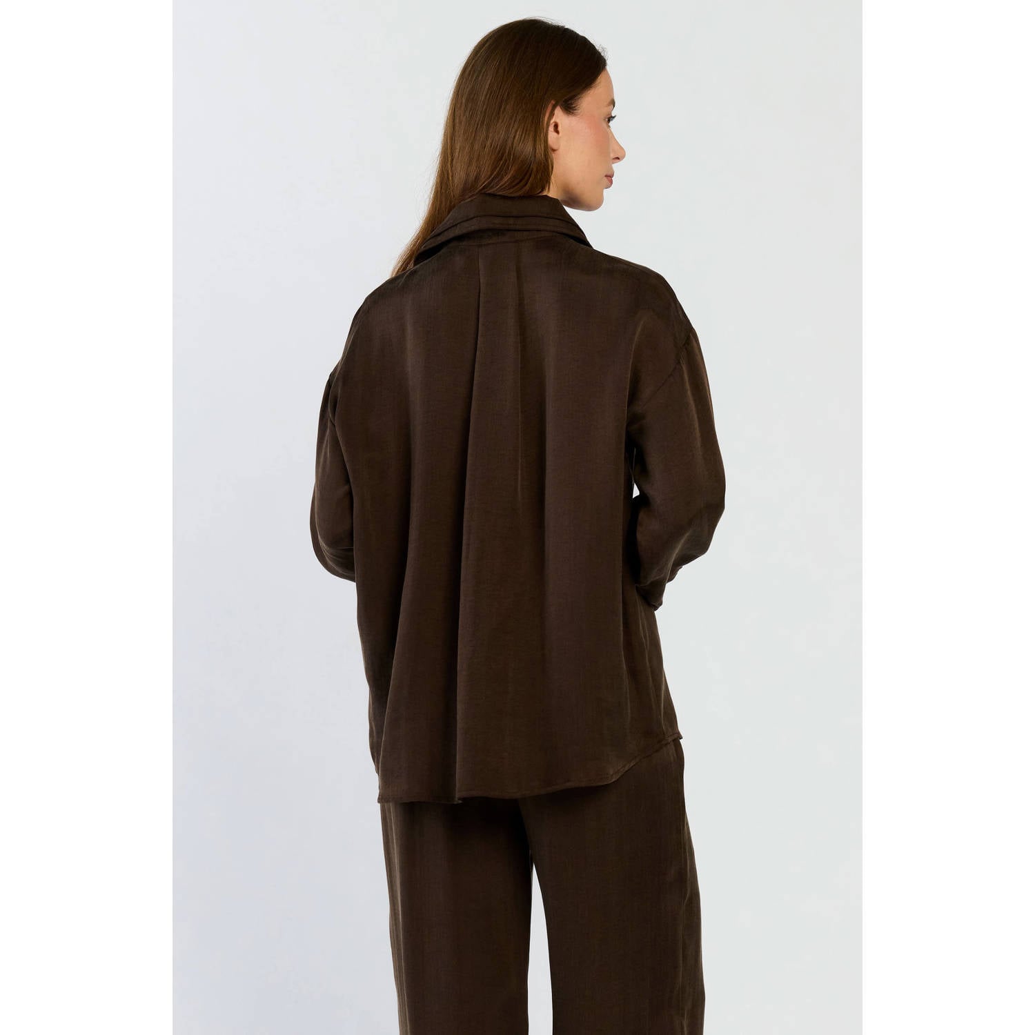 Spooq the label top donkerbruin