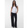 MAMALICIOUS MLMALAGA zwangerschaps wide leg jeans - zwart