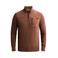 PME Legend katoenen regular fit gebreide trui - cognac