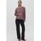 MAMALICIOUS gestreepte zwangerschaps longsleeve - donkerrood