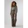 LabeL DOT rechtvallende blouse taupe