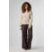 LabeL DOT gebreide trui met stippen en wol - beige
