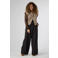 LabeL DOT high waist wide leg broek - bruin