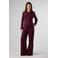 LabeL DOT wide leg pantalon - donkerrood