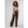 LabeL DOT gebloemde top - beige