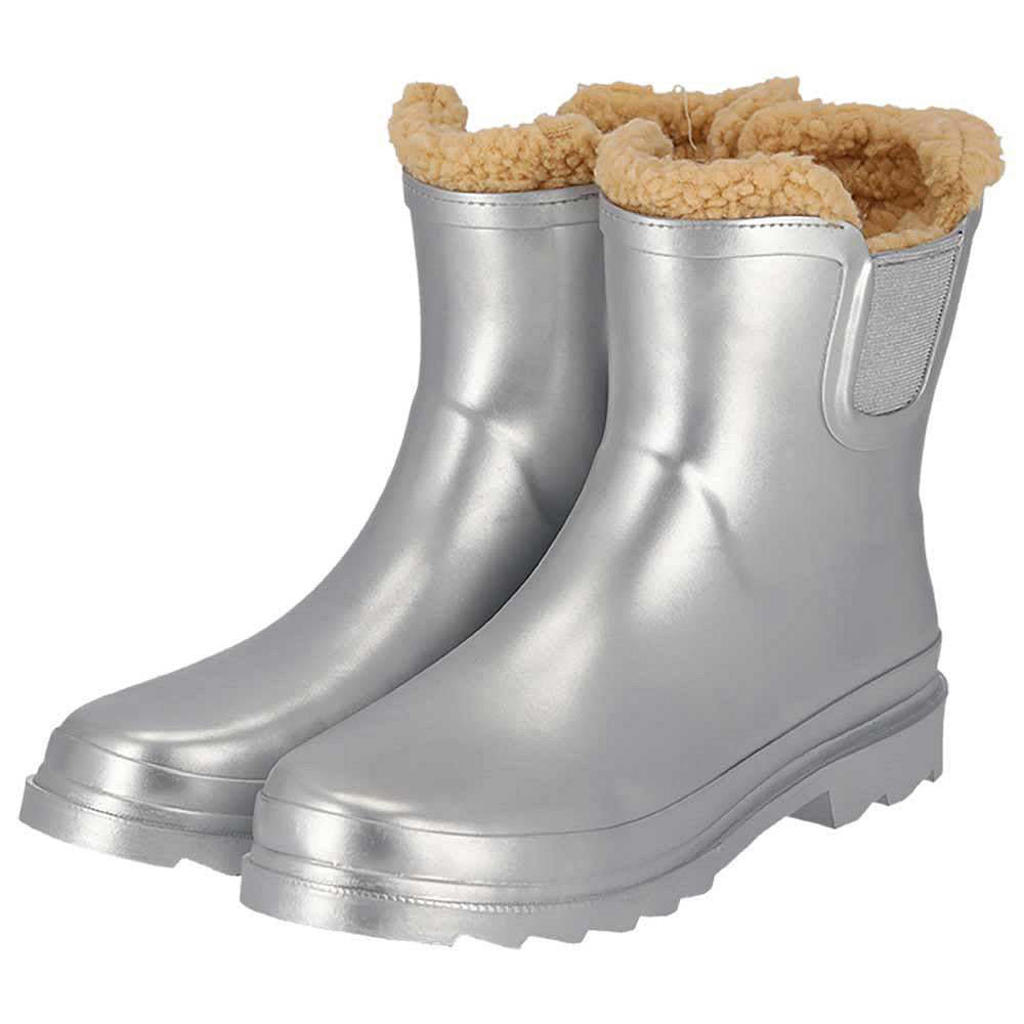 XQ Chelsea regenlaarzen dames - Fake fur voering