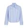 VILA blouse met krijtstreep - lichtblauw