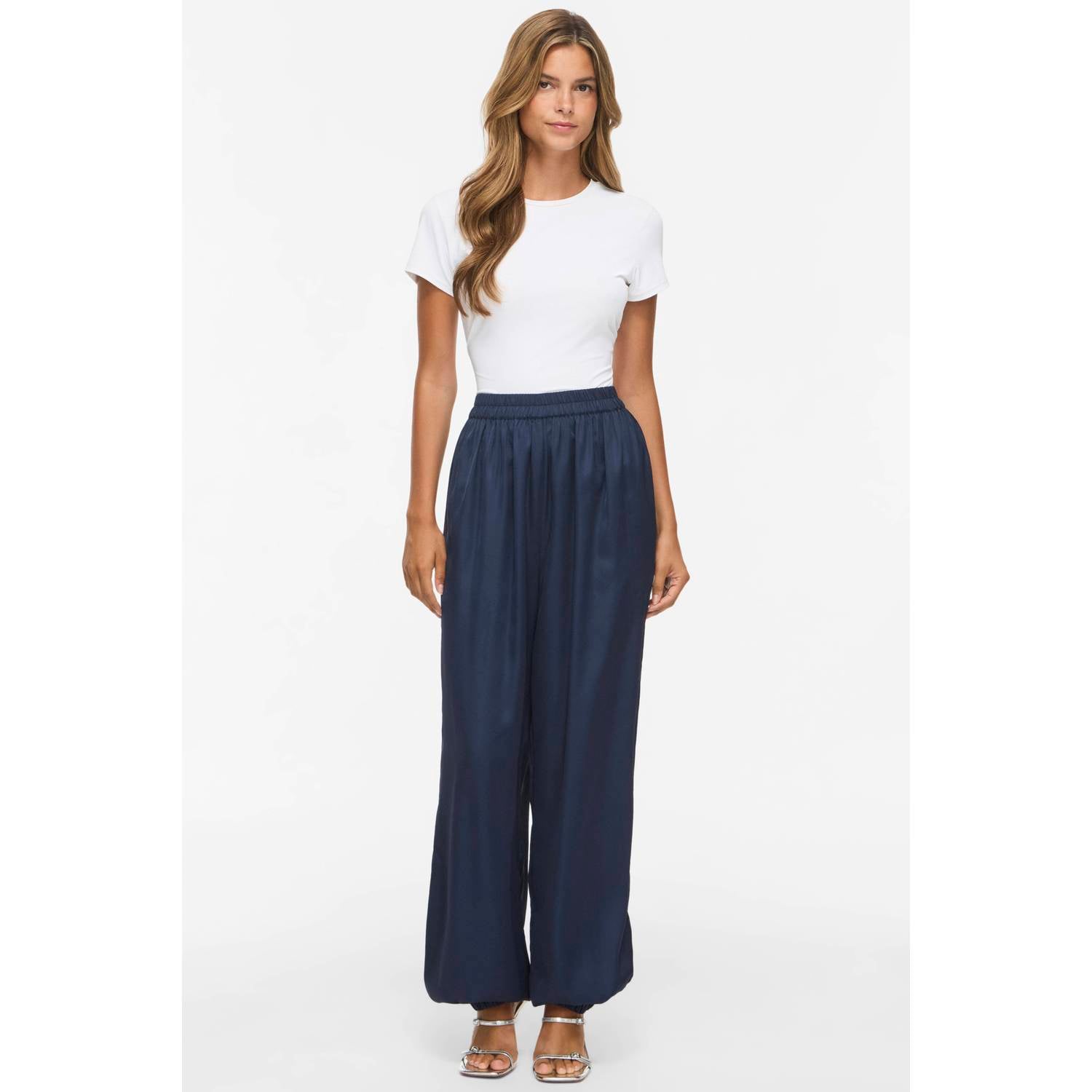 VILA ballonbroek marineblauw