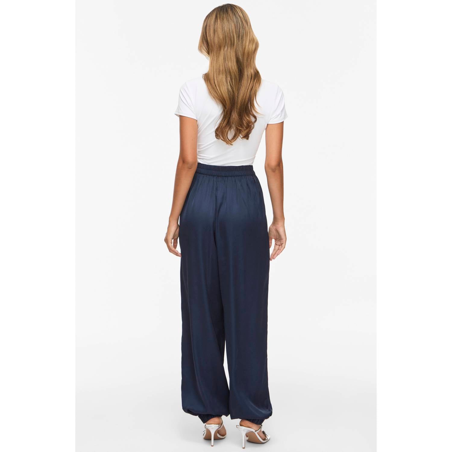 VILA ballonbroek marineblauw