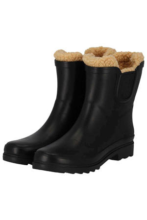 Chelsea regenlaarzen dames - Fake fur voering