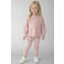 NAME IT MINI sweater met print - lichtroze