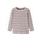 NAME IT MINI gestreepte longsleeve - roze/bruin