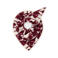 POM Amsterdam sjaal Hero Ribbon bordeauxrood