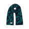 POM Amsterdam sjaal Lou Animal groen/donkerblauw