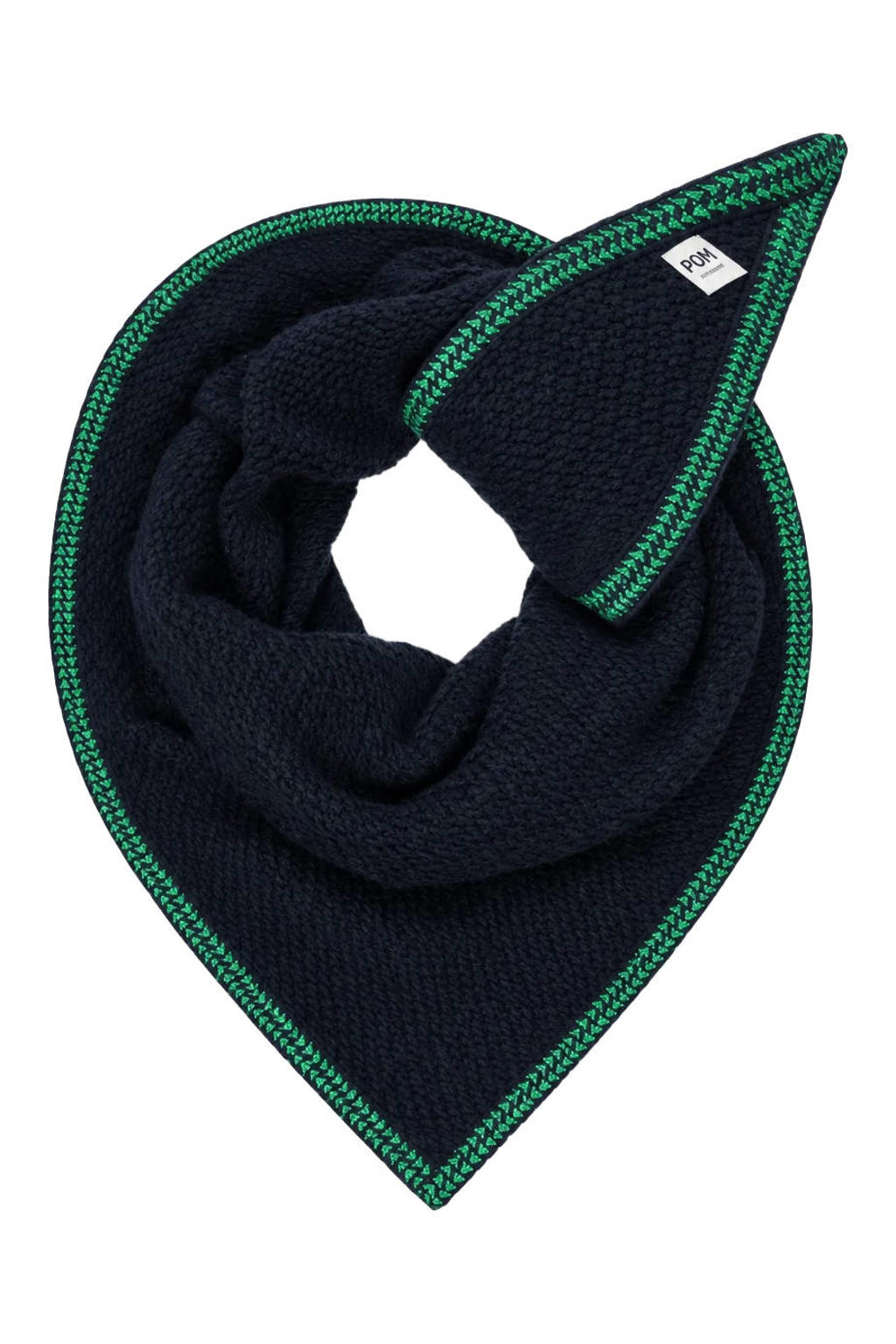 POM Amsterdam sjaal Hero donkerblauw