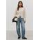 VERO MODA gebreid vest - ecru