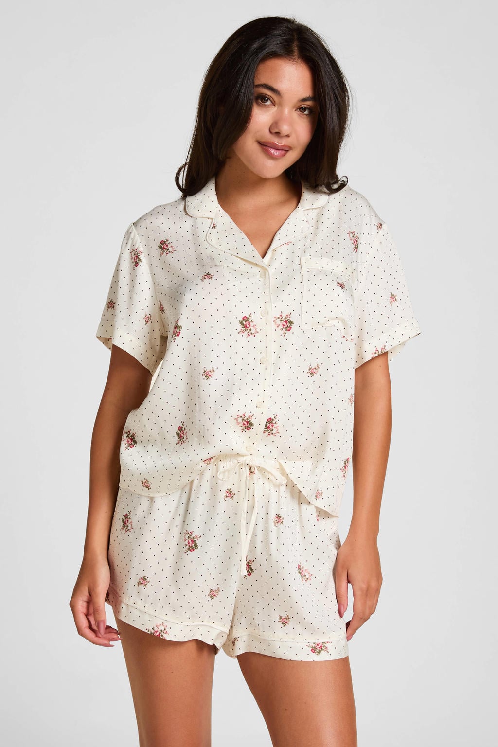 Hunkemöller pyjamatop - ecru