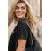 ONLY CARMAKOMA T-shirt met backprint Plus Size - zwart