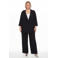 YOEK regular fit blazer Plus Size - zwart